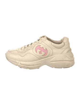 Gucci Double G Logo Leather Sneakers