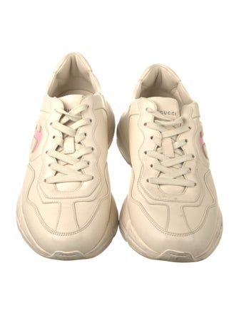 Gucci Double G Logo Leather Sneakers