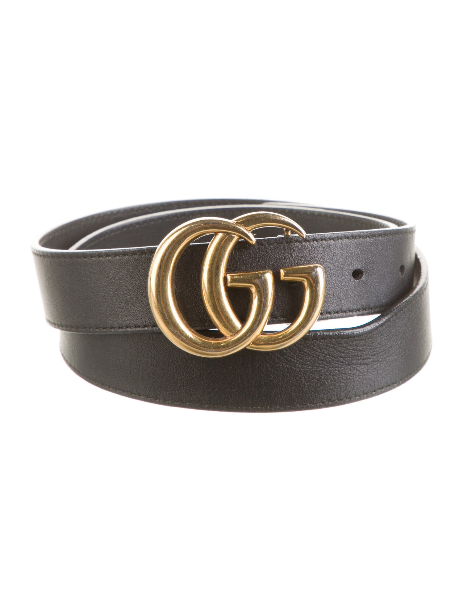 Gucci Marmont Double G Logo Belt