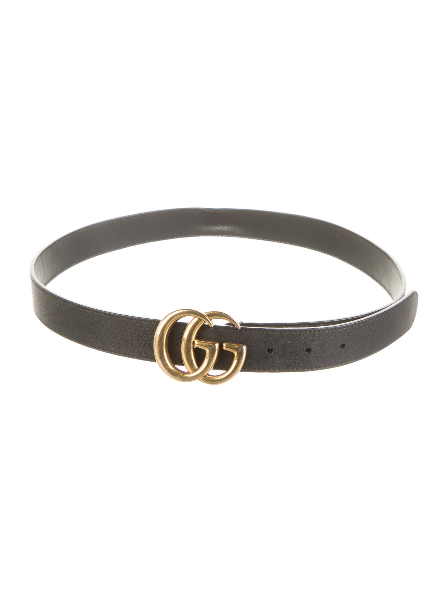 Gucci Marmont Double G Logo Belt