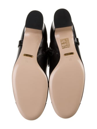 Gucci Double G Logo Leather Riding Boots