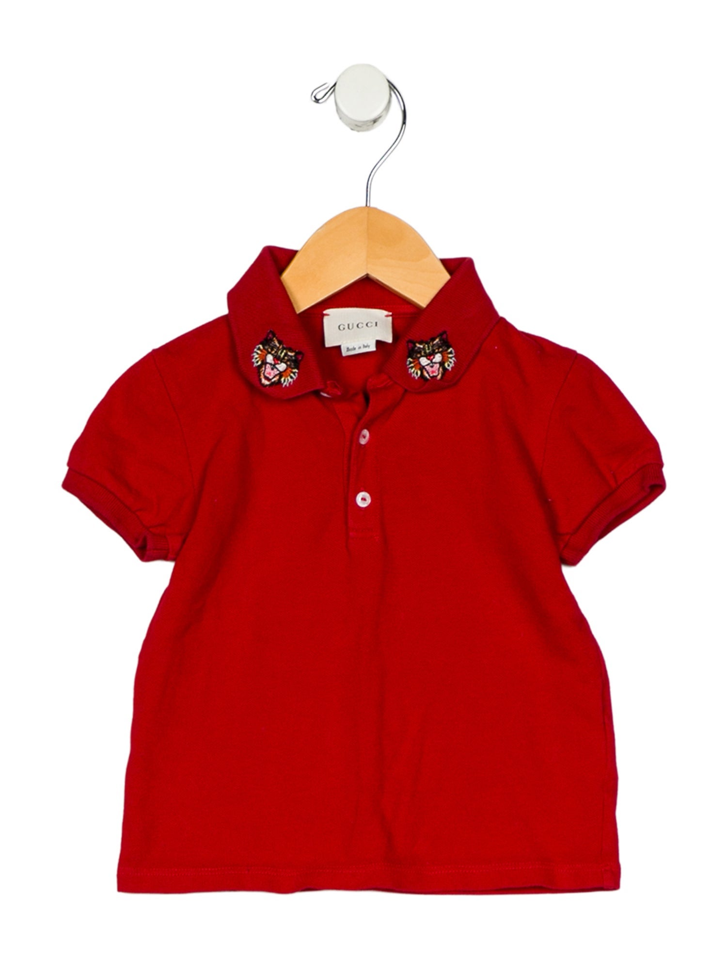 Gucci Infant Boys' Embroidered Short Sleeve Polo