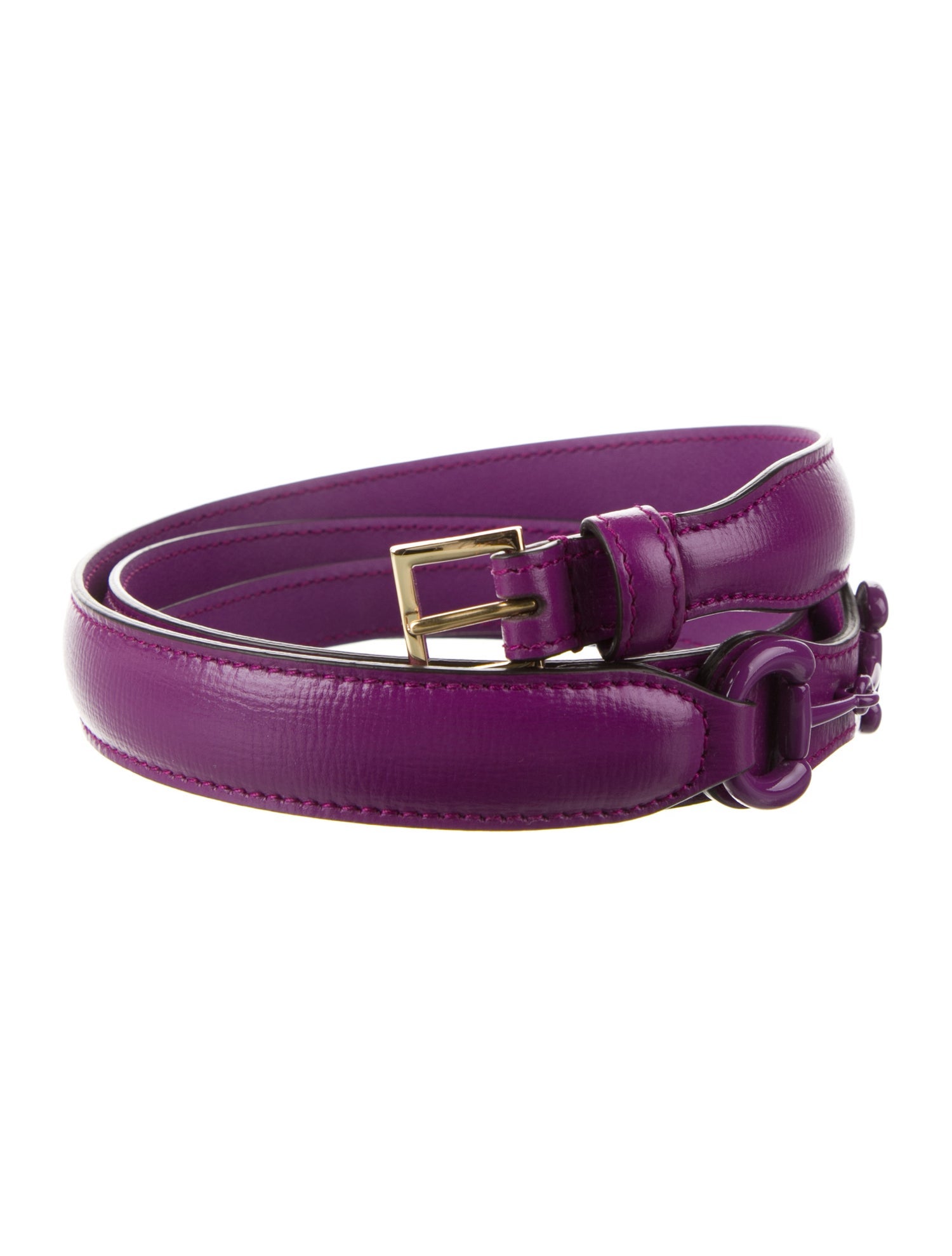 Gucci Skinny Leather Belt