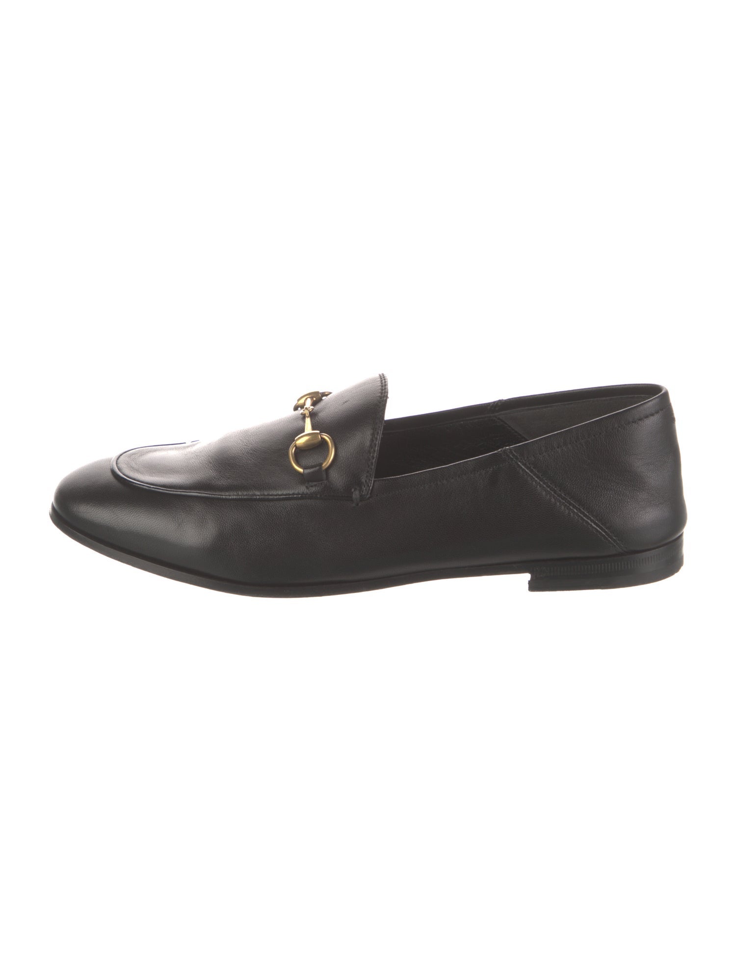 Gucci Horsebit Accent Leather Loafers