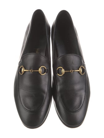 Gucci Horsebit Accent Leather Loafers
