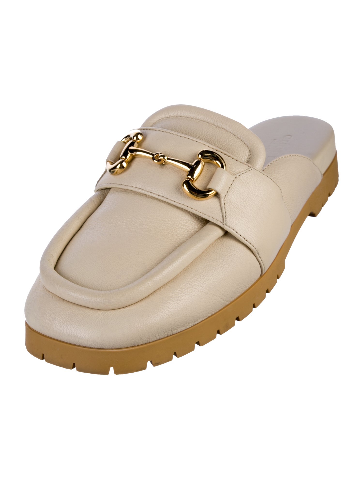 Gucci Horsebit Accent Leather Mules