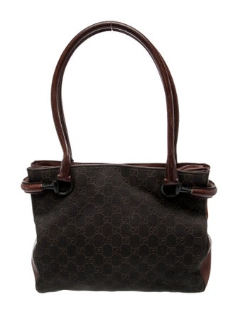 Gucci GG Denim Shoulder Bag