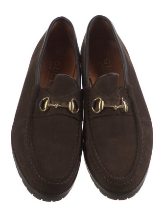 Gucci Horsebit Accent Suede