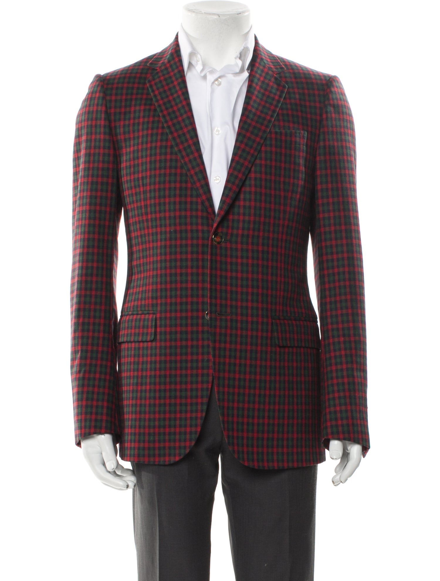 Gucci GG Logo Wool Blazer