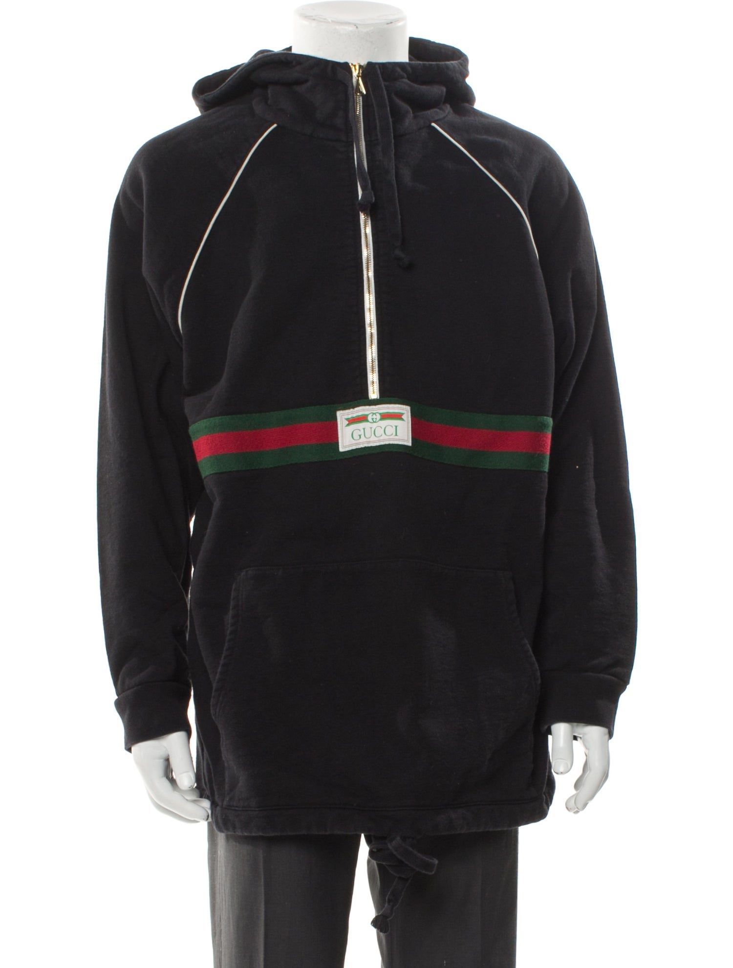 Gucci 2021 Web Accent Hoodie