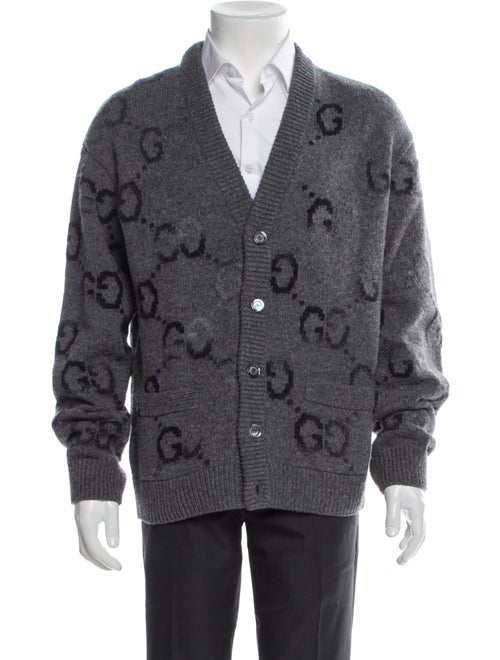 Gucci GG Supreme Wool Cardigan