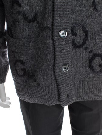 Gucci GG Supreme Wool Cardigan