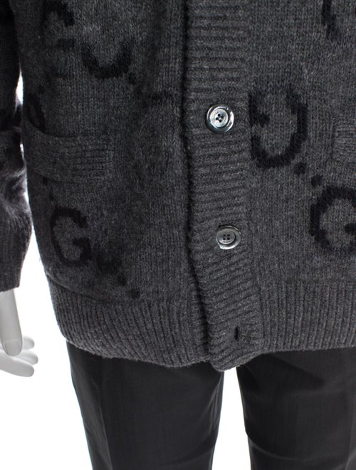 Gucci GG Supreme Wool Cardigan