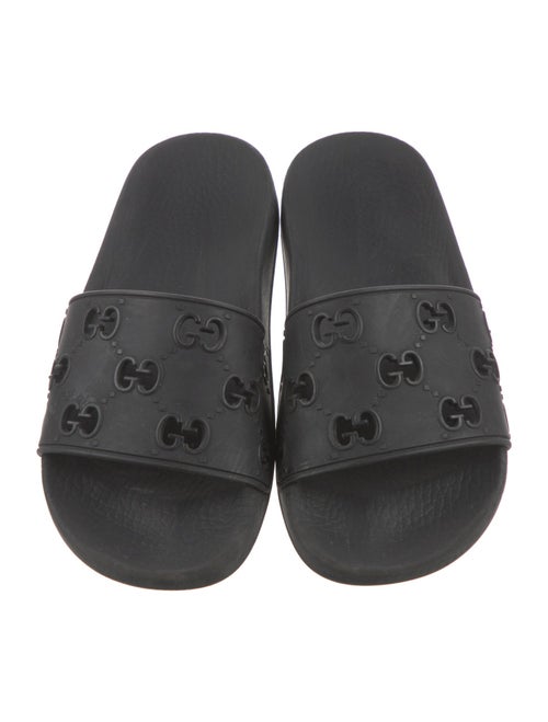 Gucci Rubber Lasercut Accents Slides