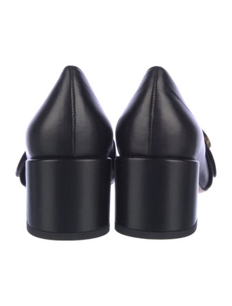 Gucci Interlocking G Logo Leather Pumps