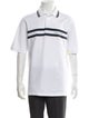 Gucci Web Accent Striped Polo Shirt