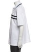 Gucci Web Accent Striped Polo Shirt