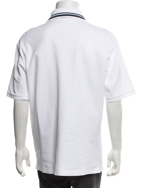 Gucci Web Accent Striped Polo Shirt