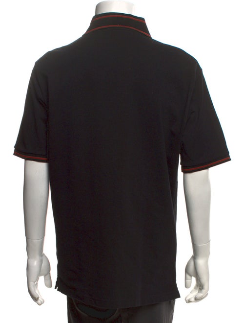 Gucci Web Accent Collar Polo Shirt