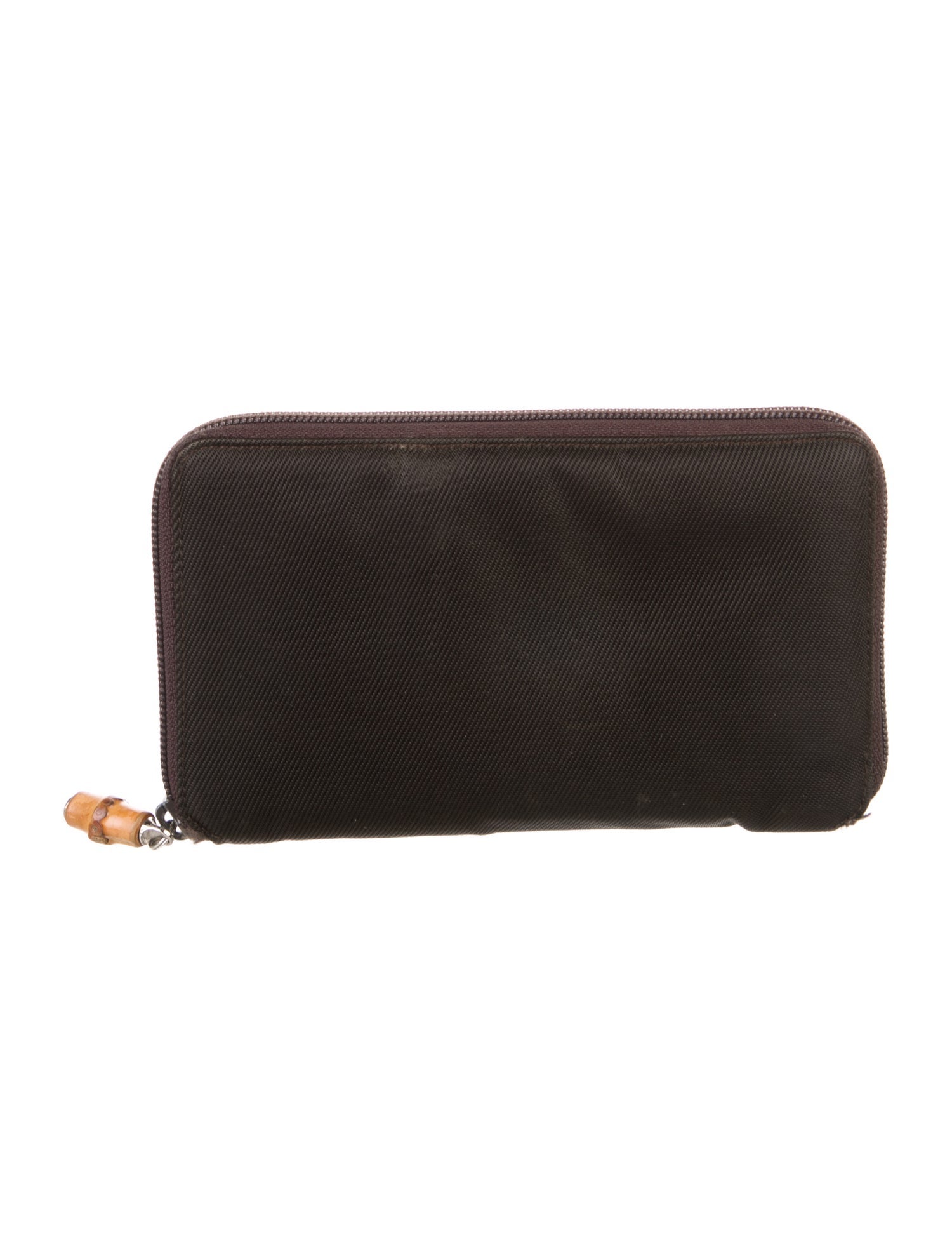 Gucci Vintage Bamboo Accent Wallet