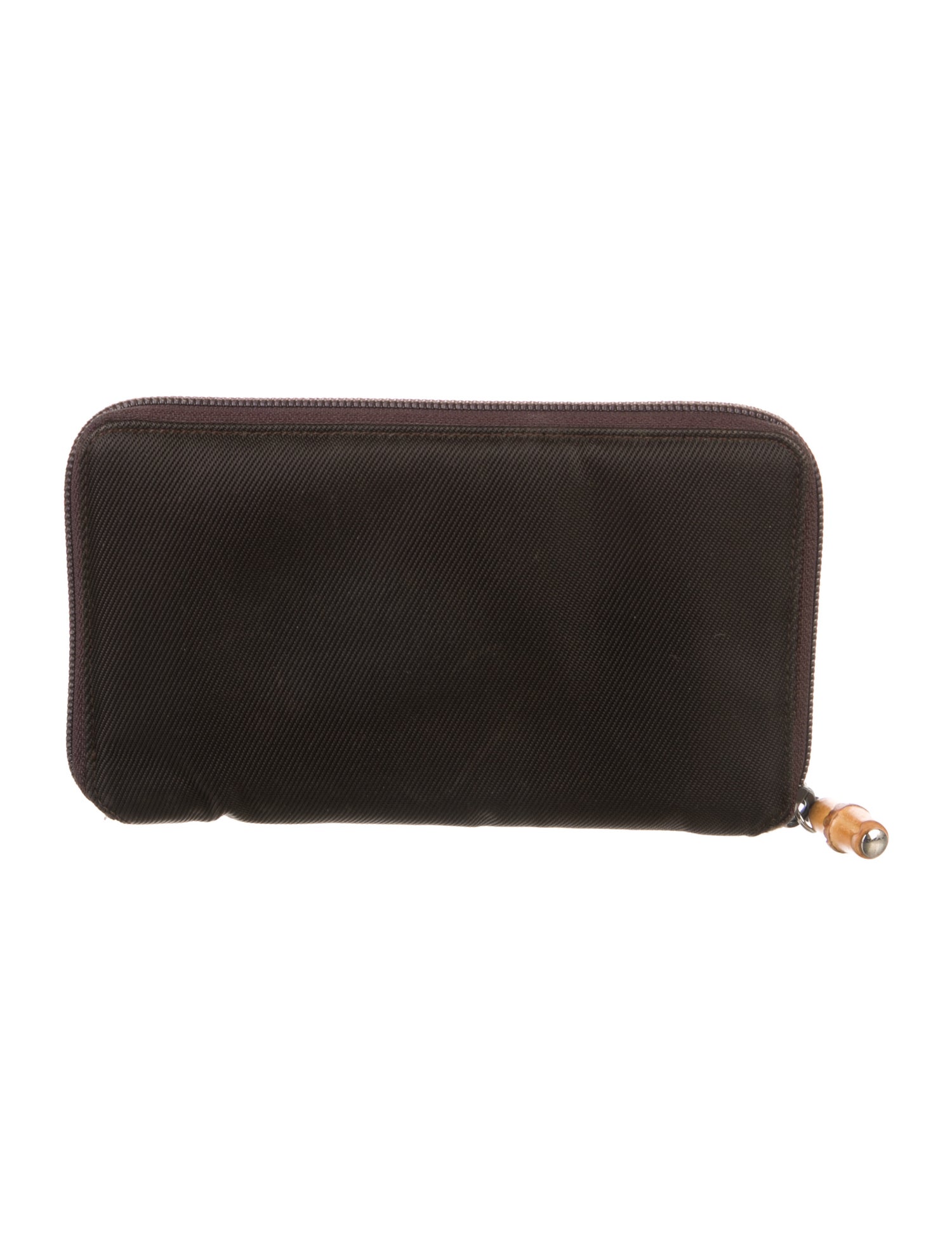 Gucci Vintage Bamboo Accent Wallet