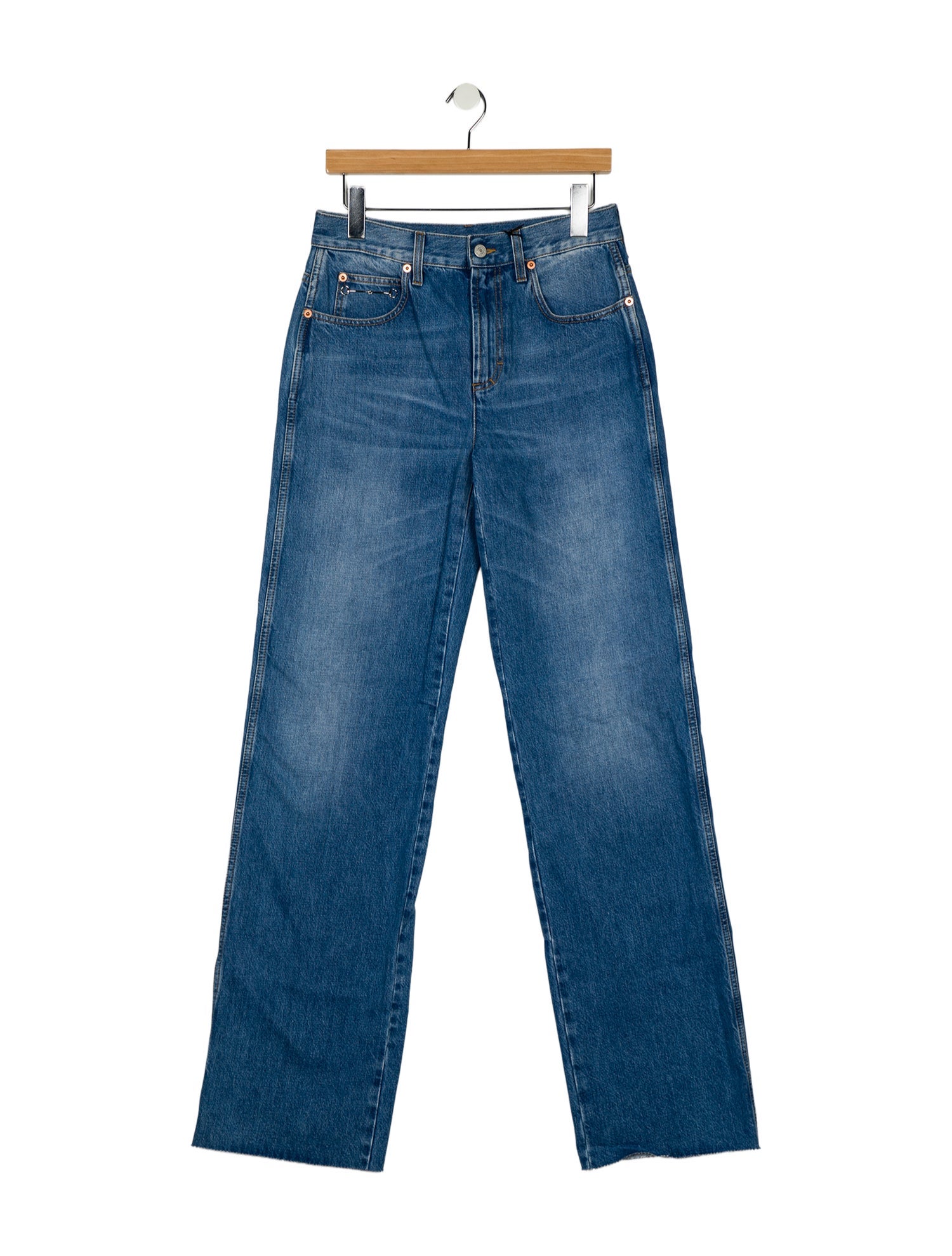 Gucci High-Rise Wide Leg Jeans w/ Tags