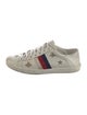 Gucci Sylvie Web Accent Leather Sneakers