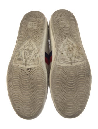 Gucci Sylvie Web Accent Leather Sneakers