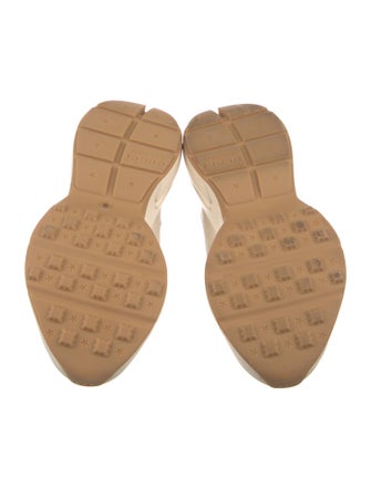 Gucci Web Accent Leather Sneakers