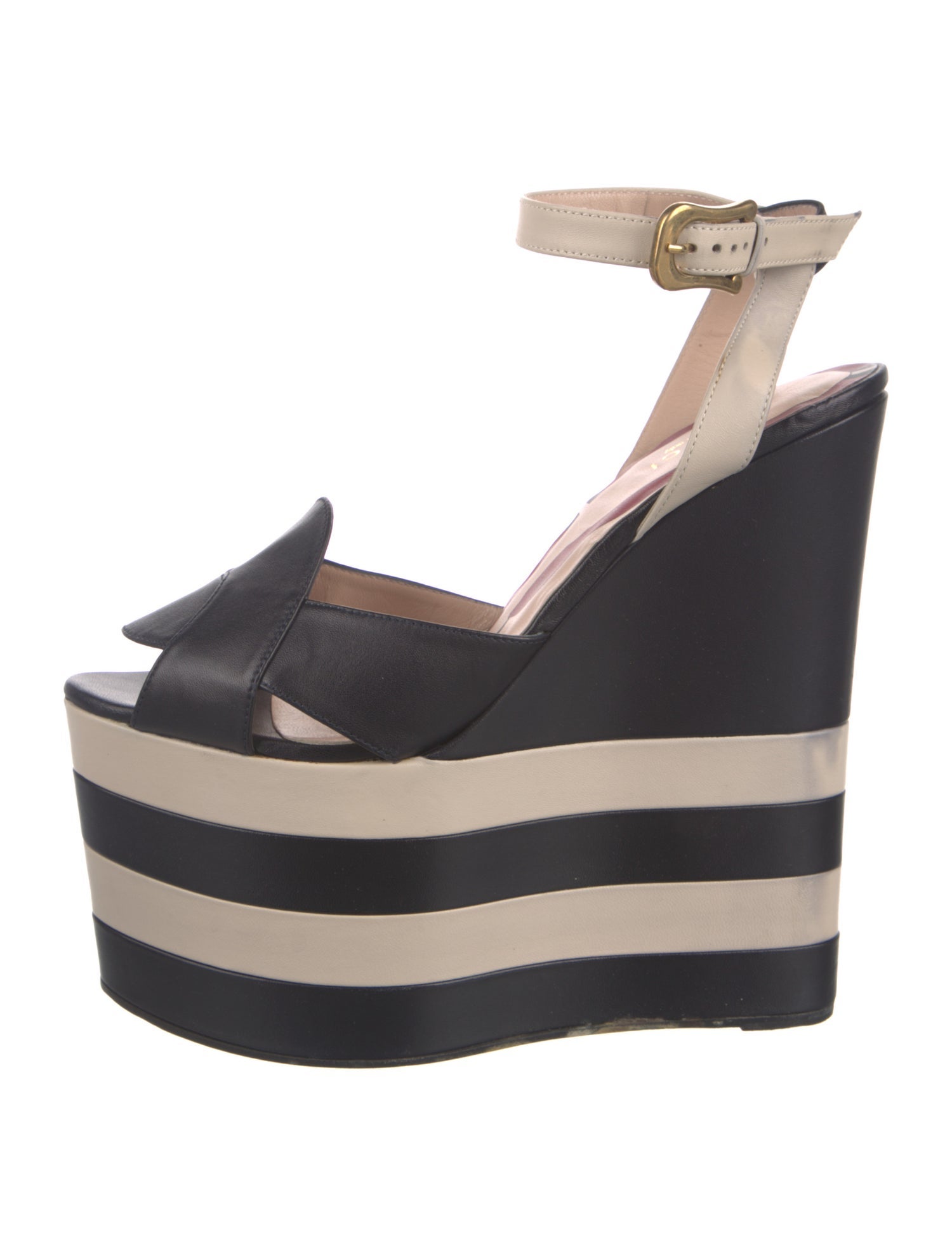 Gucci Kingsnake Leather Mules