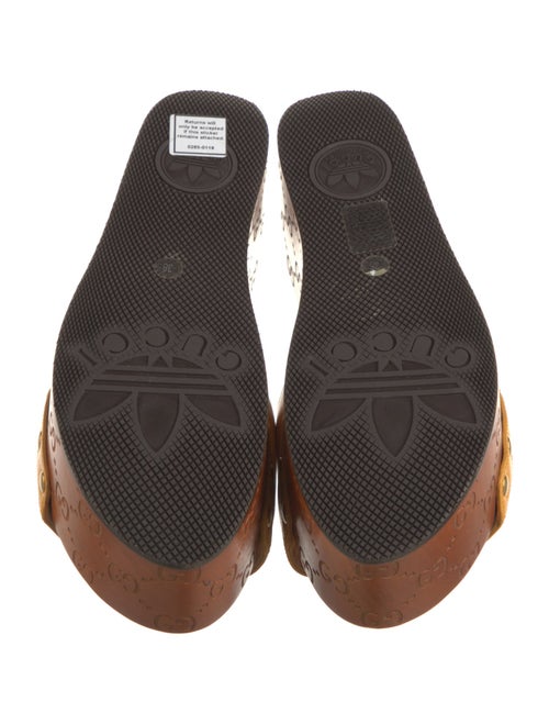 Gucci Leather Printed Slides