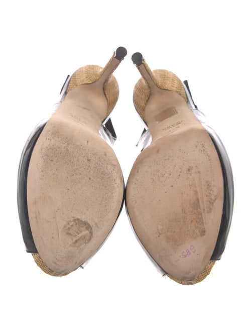 Gucci Patent Leather Slingback Pumps