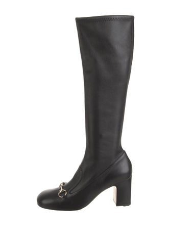 Gucci Leather Riding Boots