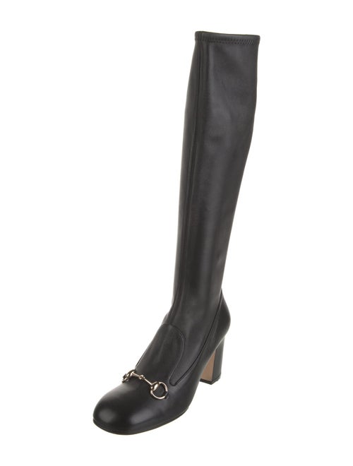 Gucci Leather Riding Boots
