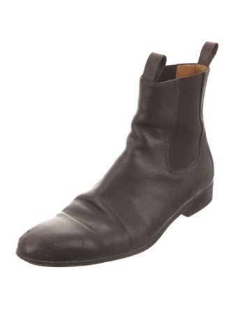 Gucci Leather Chelsea Boots