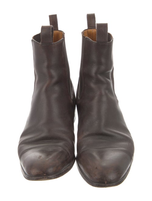 Gucci Leather Chelsea Boots