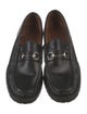 Gucci Horsebit Accent Leather Loafers