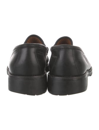 Gucci Horsebit Accent Leather Loafers