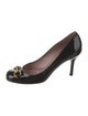 Gucci Horsebit Accent Patent Leather Pumps
