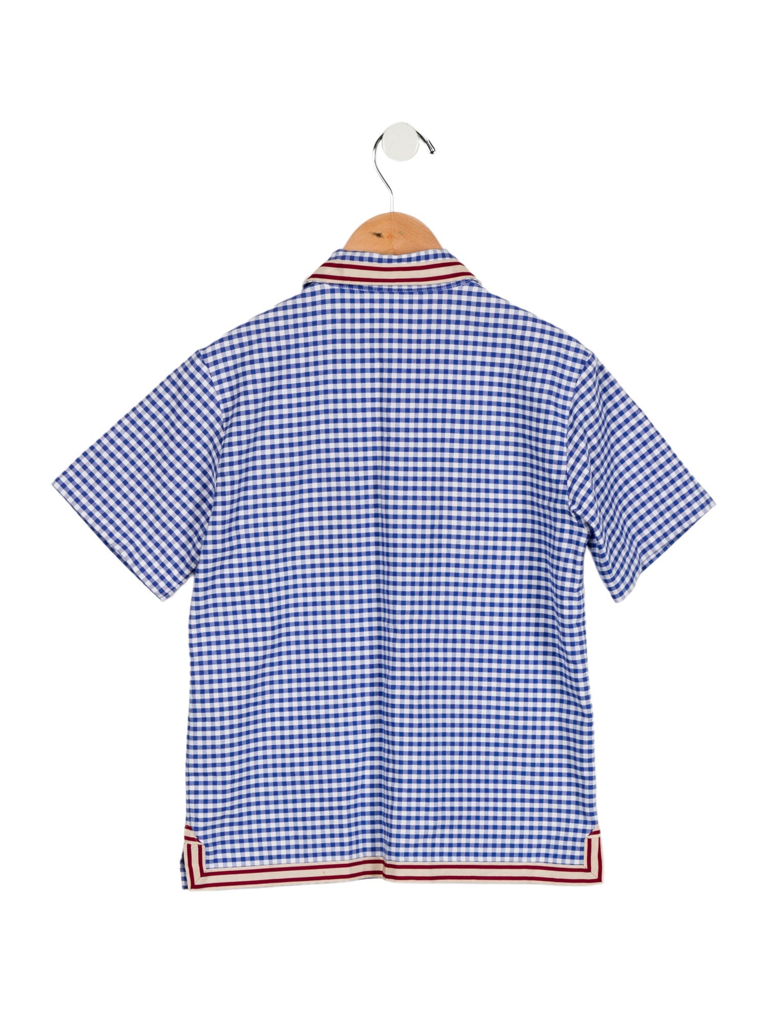 Gucci Kids' Embroidered Button Up Shirt