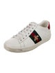 Gucci Web Accent Leather Sneakers