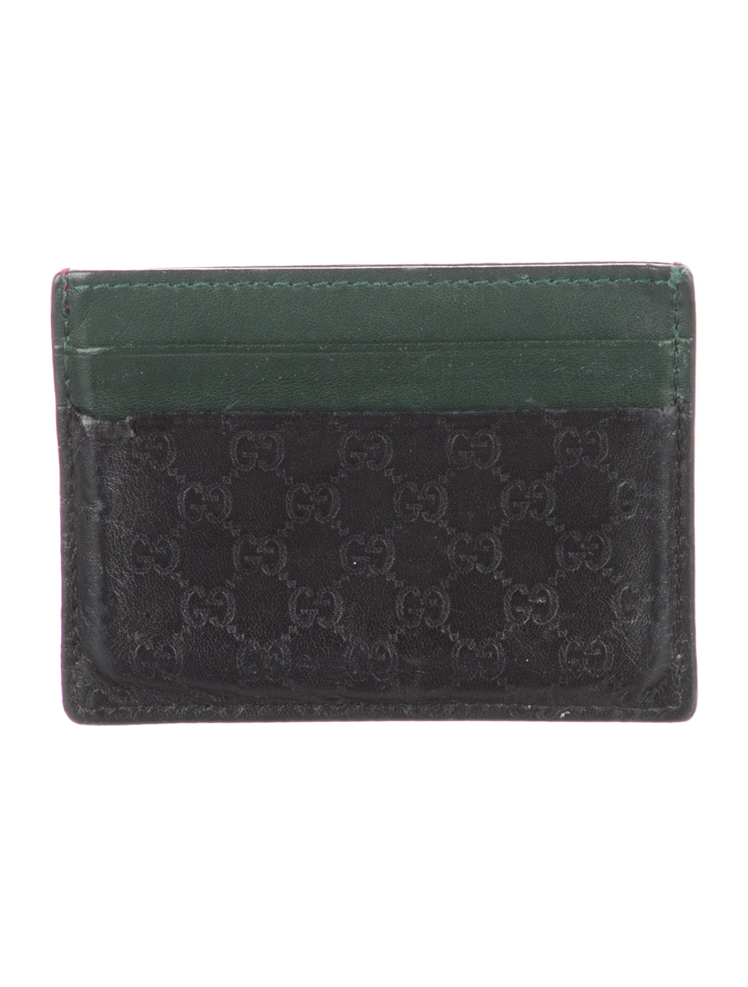 Gucci Microguccissima Pattern Leather Card Holder
