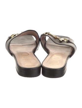 Gucci 1955 Horsebit Accent Leather Mules