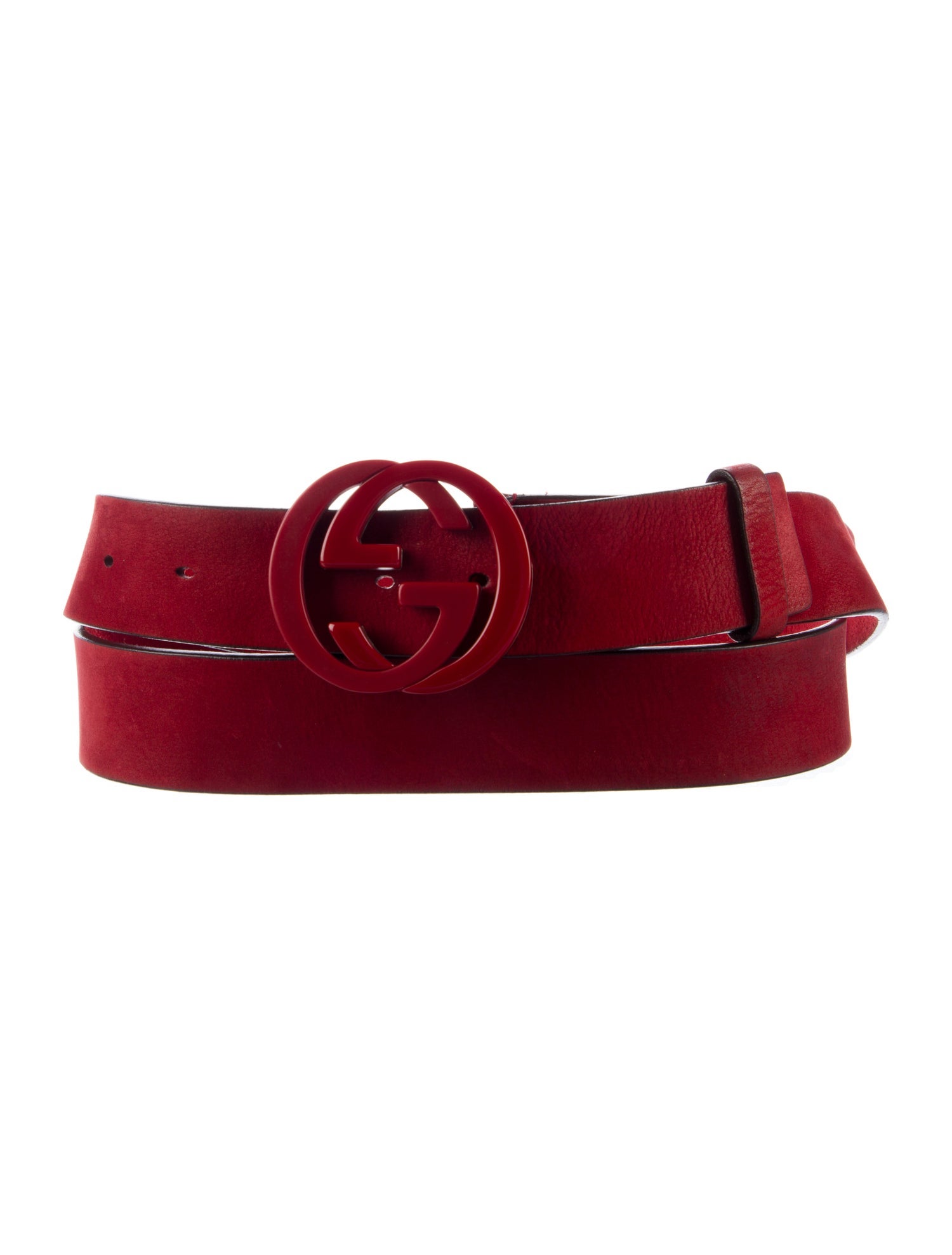 Gucci Interlocking G Logo Suede Belt Kit