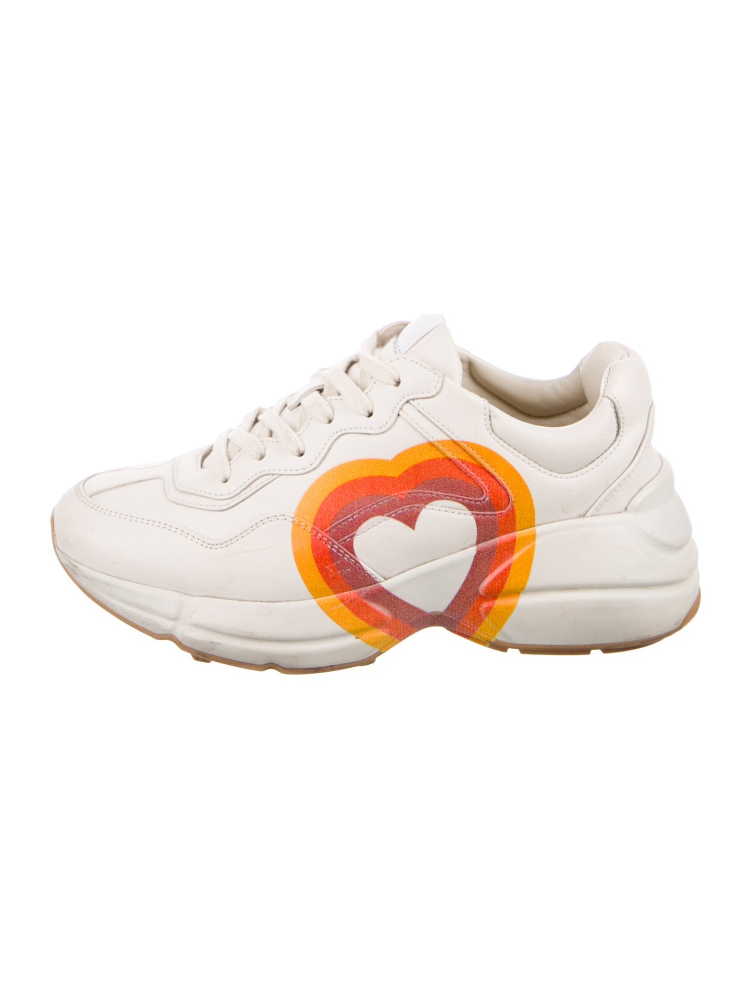 Gucci Interlocking G Logo Leather Chunky Sneakers