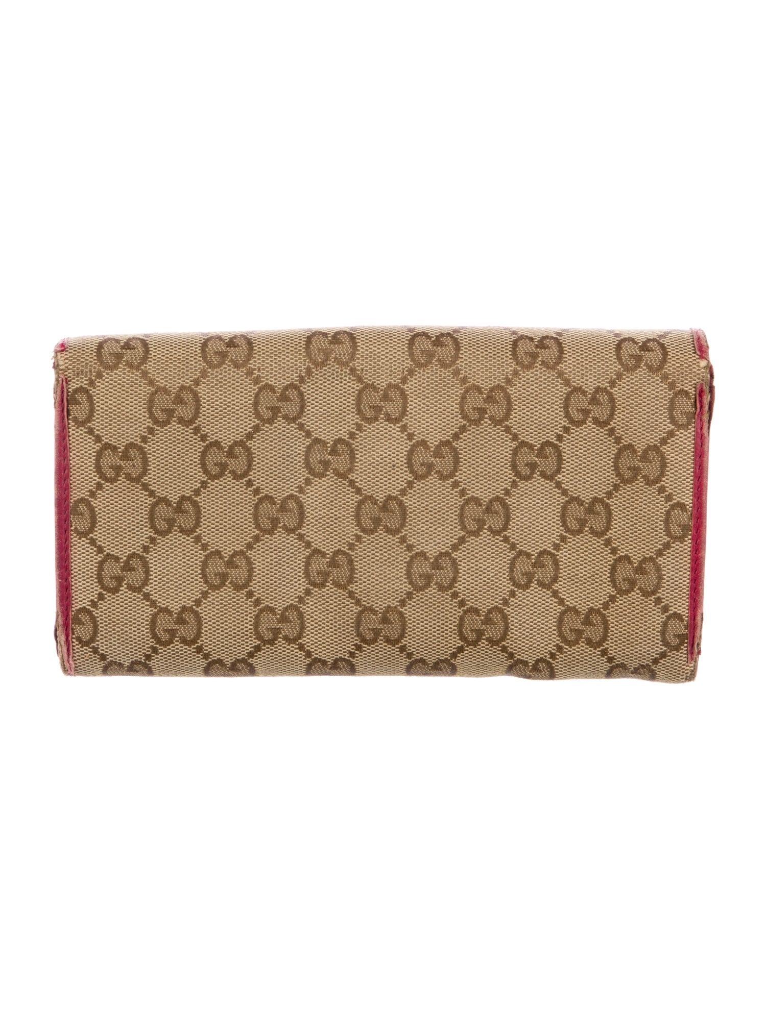 Gucci GG Canvas Canvas Continental Wallet