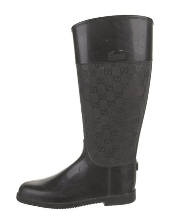 Gucci GG Logo Rubber Rain Boots