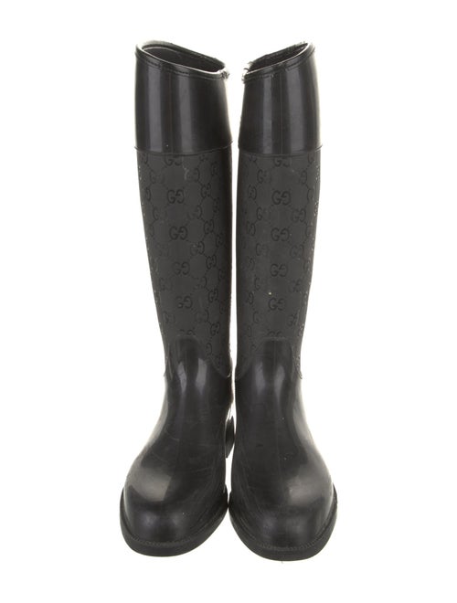 Gucci GG Logo Rubber Rain Boots