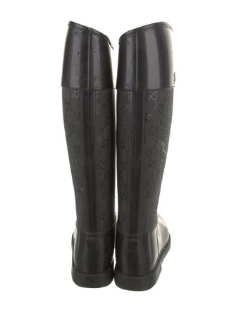 Gucci GG Logo Rubber Rain Boots