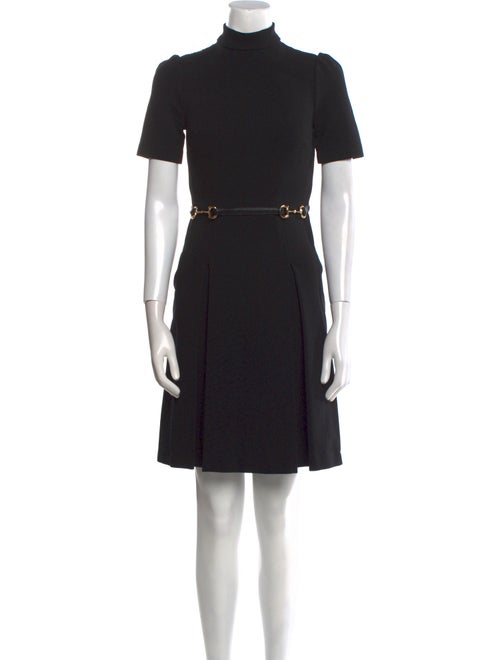 Gucci Mock Neck Mini Dress